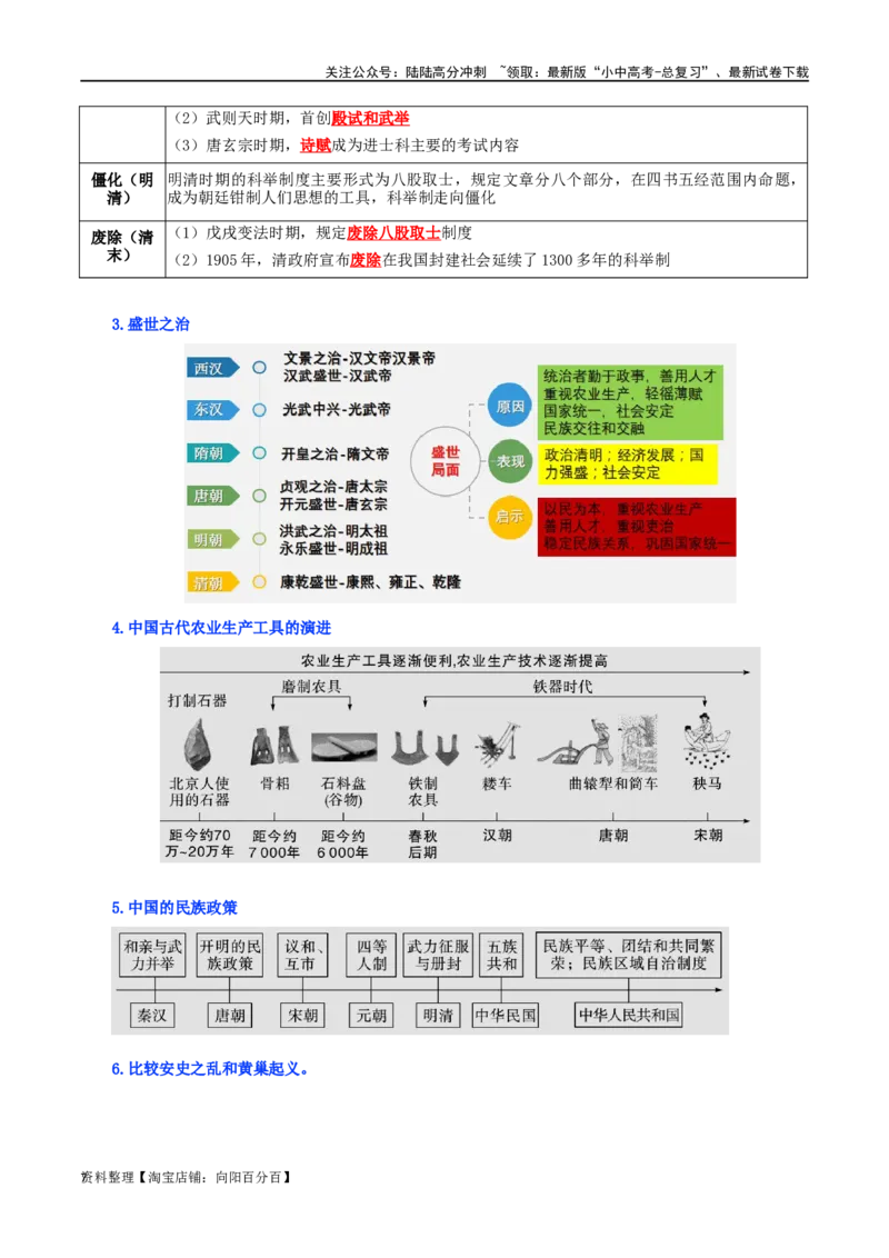 02七下历史知识清单-口袋书2024年中考历史一轮复习知识清单_02中考总复习（2026版更新中）_06-历史-中考总复习_2024年中考复习资料_一轮复习