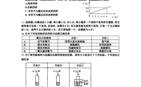 广东省佛山市三水区2013届初三第一学期期末考试化学试卷_初中化学_01.人教版初中化学_01.初中化学课件PPT--教案--试题_初中化学全套_化学试题
