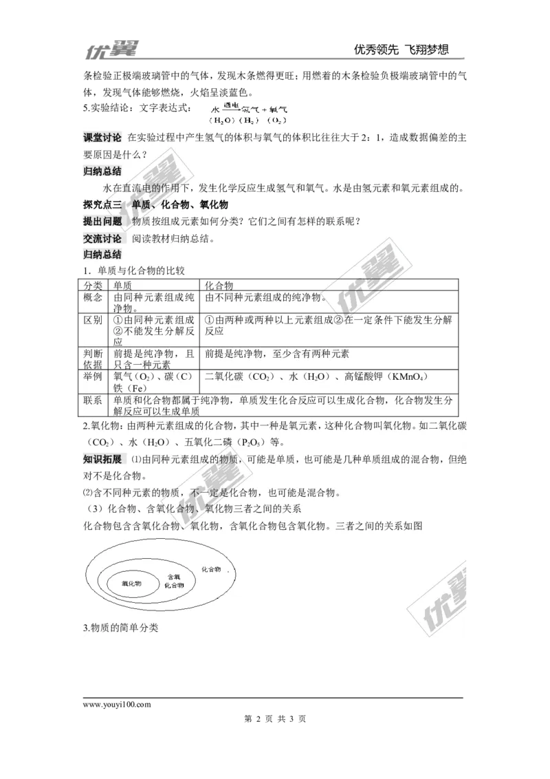 课题3水的组成_初中化学_01.人教版初中化学_01.初中化学课件PPT--教案--试题_初中化学全套(课件--教案--配套)_18年初中化学9年级上_18秋九化上(RJ)--2.精品教案_4.第四单元自然界的水