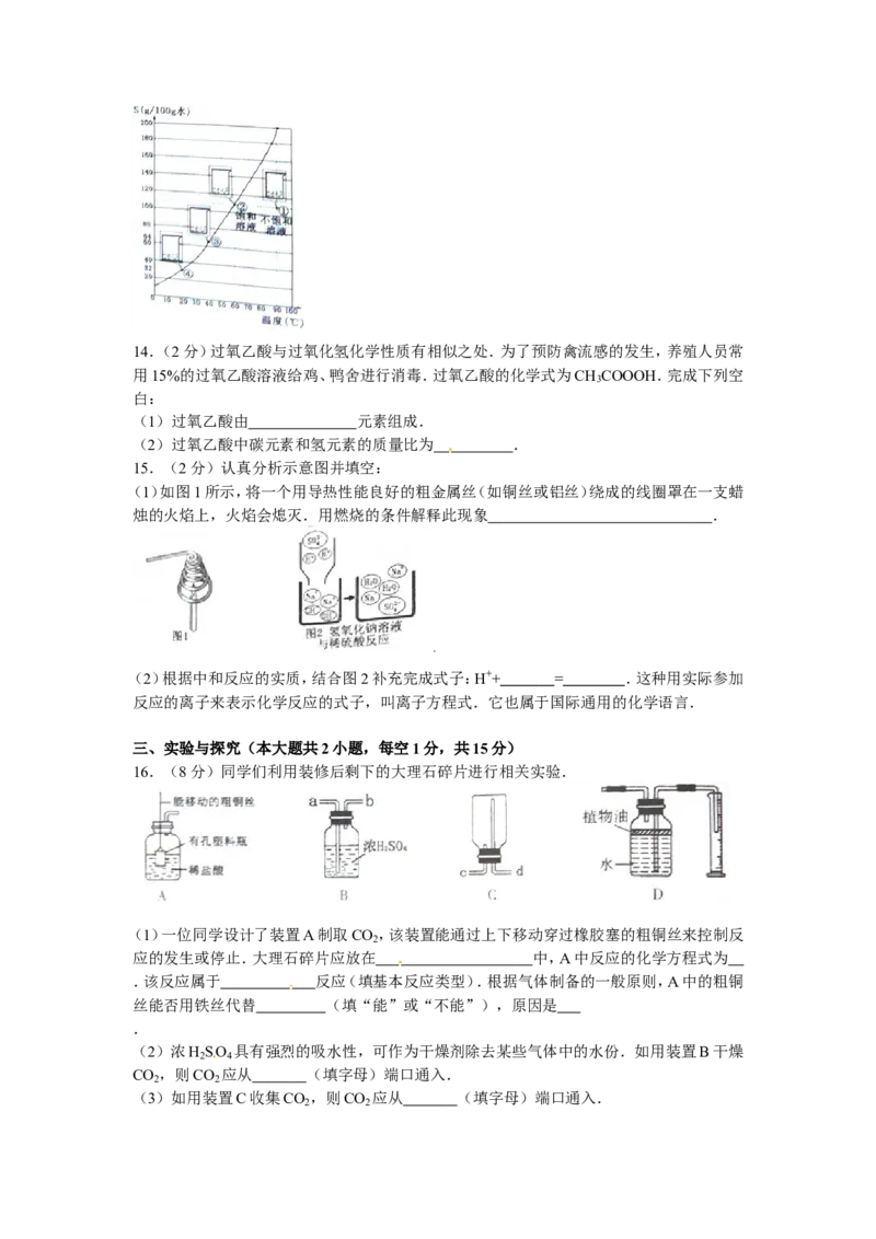 贵州省六盘水市2016年中考化学试题（word版，含答案）_初中化学_01.人教版初中化学_01.初中化学课件PPT--教案--试题_初中化学18年试卷_人教版九年级化学下册2018
