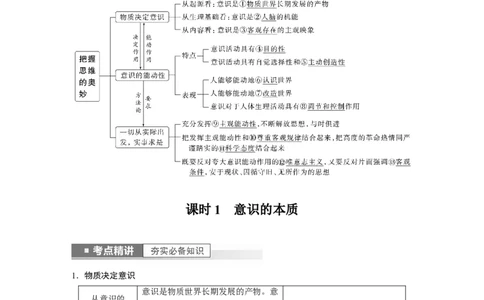 2023年高考政治一轮复习（全国版）第13单元第35课课时1意识的本质_8.2025政治总复习_赠品通用版（老高考）复习资料_一轮复习_2023年高考政治一轮复习讲义+课件（全国版）