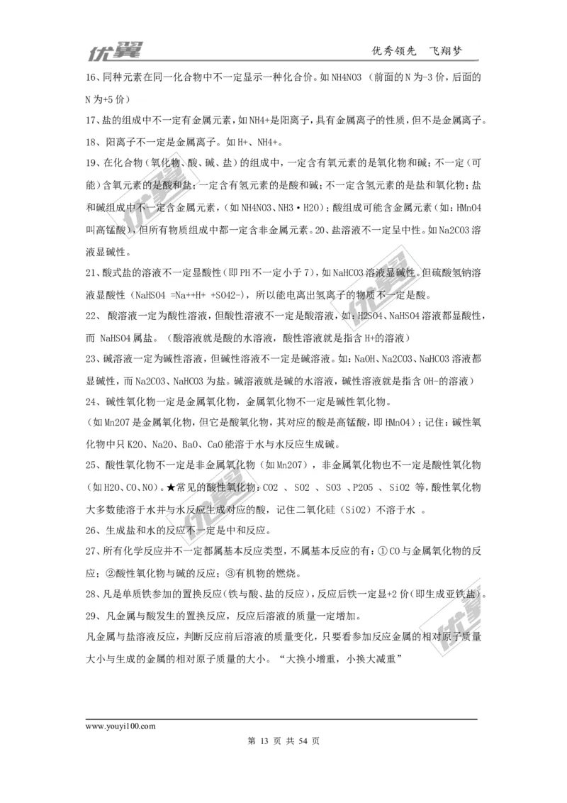 初中化学知识点总结(大全)_初中化学_01.人教版初中化学_01.初中化学课件PPT--教案--试题_初中化学全套(课件--教案--配套)_18年初中化学9年级上_18秋九化上(RJ)--7.复习资料_2.知识集锦