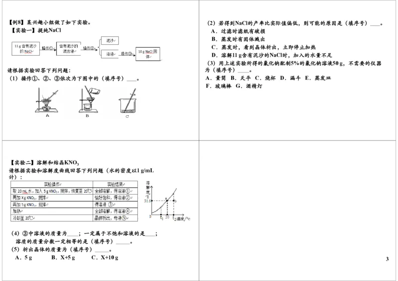 溶液综合练习重点突破（一）_初中化学_01.人教版初中化学_03.初中化学专项视频_8837中考化学溶液综合练习重点突破2讲陈潭飞_第1讲溶液综合练习重点突破（一）