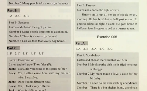 5-听霸-答案-新_26春四年级上下册人教版_四上英语合集人教版PEP英语四年级上册新教材（教学视频+课件+动画+音频+练习+教案）_17练习资料_小学英语（预习复习资料大礼包）