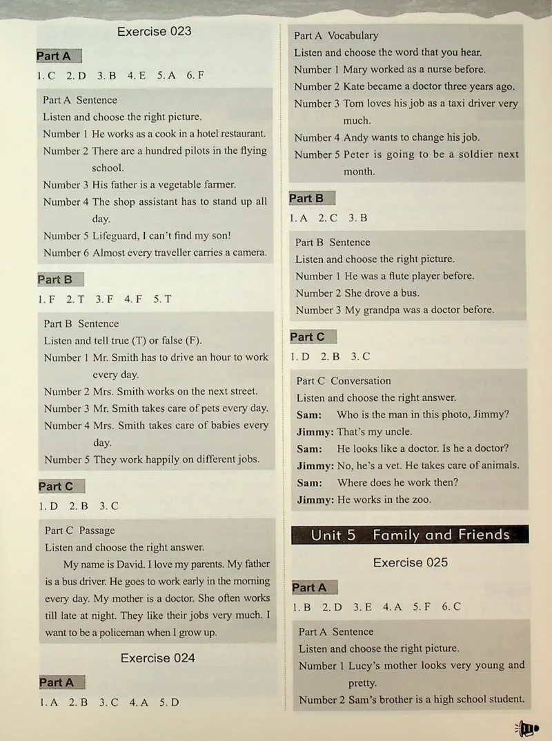 5-听霸-答案-新_26春四年级上下册人教版_四上英语合集人教版PEP英语四年级上册新教材（教学视频+课件+动画+音频+练习+教案）_17练习资料_小学英语（预习复习资料大礼包）