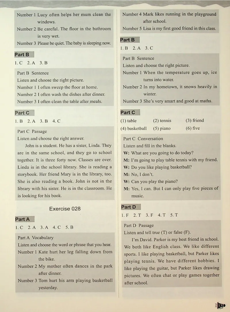 5-听霸-答案-新_26春四年级上下册人教版_四上英语合集人教版PEP英语四年级上册新教材（教学视频+课件+动画+音频+练习+教案）_17练习资料_小学英语（预习复习资料大礼包）