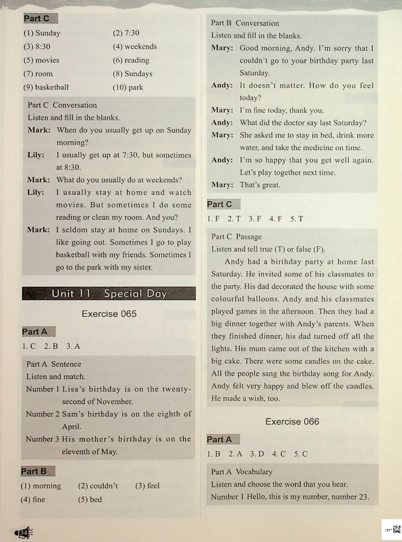5-听霸-答案-新_26春四年级上下册人教版_四上英语合集人教版PEP英语四年级上册新教材（教学视频+课件+动画+音频+练习+教案）_17练习资料_小学英语（预习复习资料大礼包）