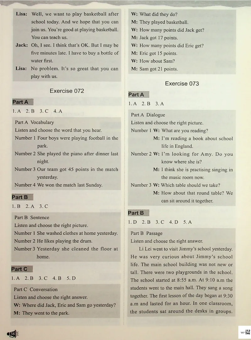 5-听霸-答案-新_26春四年级上下册人教版_四上英语合集人教版PEP英语四年级上册新教材（教学视频+课件+动画+音频+练习+教案）_17练习资料_小学英语（预习复习资料大礼包）