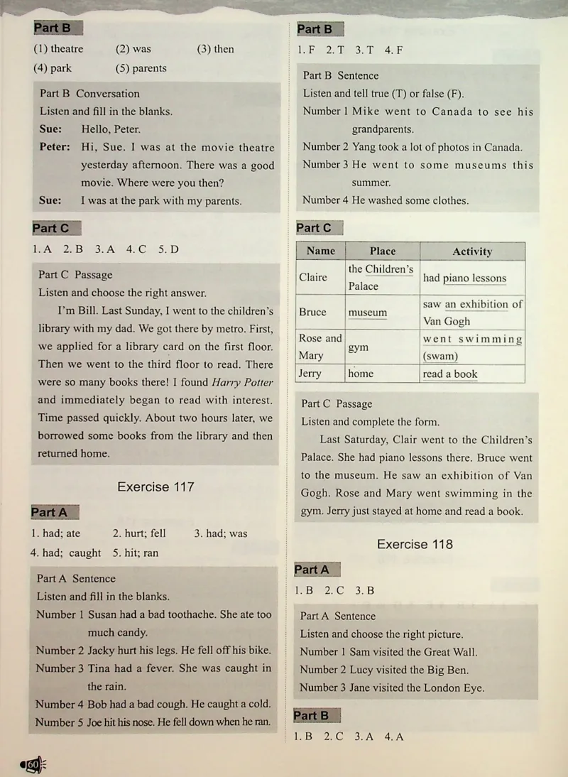 5-听霸-答案-新_26春四年级上下册人教版_四上英语合集人教版PEP英语四年级上册新教材（教学视频+课件+动画+音频+练习+教案）_17练习资料_小学英语（预习复习资料大礼包）