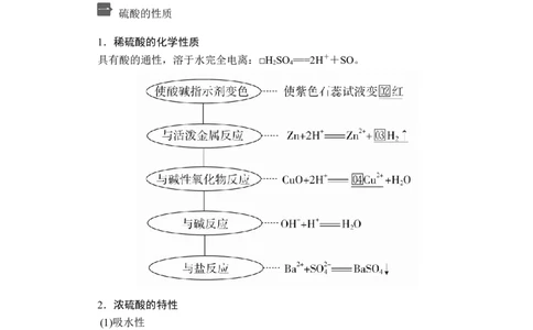第五章第一节第二课时_高化_2025春-人教版高中化学_02新版高中化学必修二_5.试卷习题_同步讲义+测试（赠送，无第6章）_5.1硫及其化合物讲义+测试（3课时，含解析）
