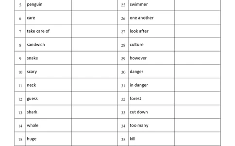 七年级下册英语单词默写表（英译中）_单词默写表人教7下（新版）