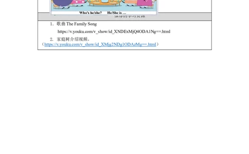 0910二年级英语(人教版)Unit+1+My+Family(第二课时)-3任务单_26春四年级上下册人教版_四上英语合集人教版PEP英语四年级上册新教材（教学视频+课件+动画+音频+练习+教案）_17练习资料