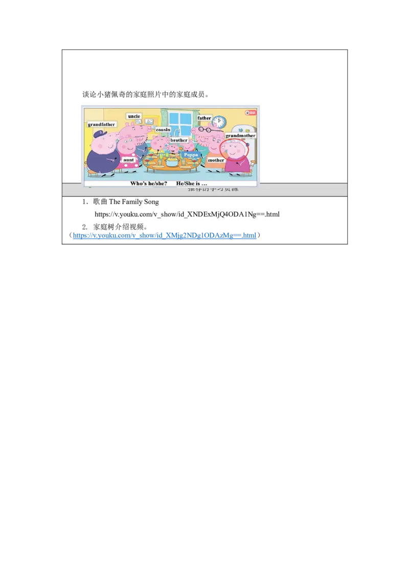 0910二年级英语(人教版)Unit+1+My+Family(第二课时)-3任务单_26春四年级上下册人教版_四上英语合集人教版PEP英语四年级上册新教材（教学视频+课件+动画+音频+练习+教案）_17练习资料
