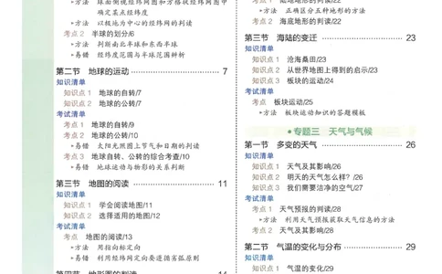 2025版《53初中知识清单》-地理_初中全科《53初中知识清单》2025版