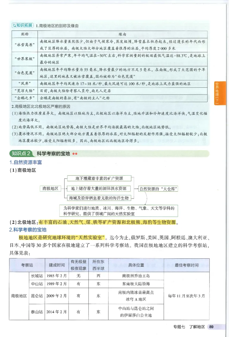 2025版《53初中知识清单》-地理_初中全科《53初中知识清单》2025版