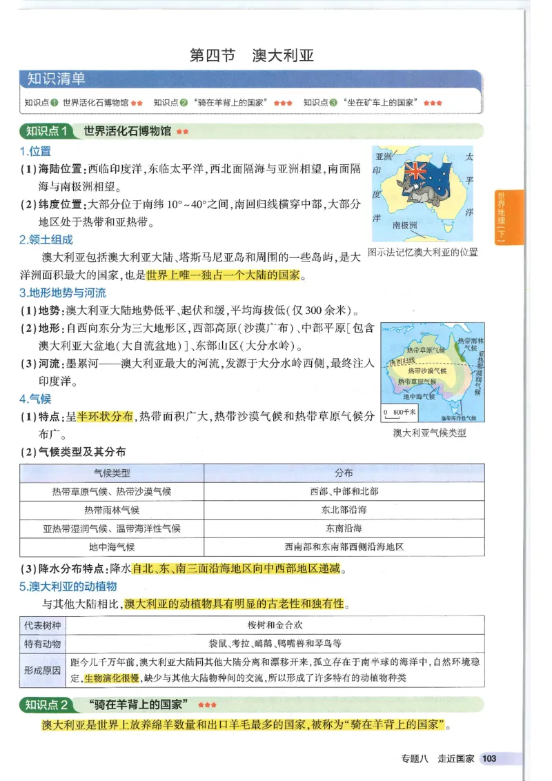 2025版《53初中知识清单》-地理_初中全科《53初中知识清单》2025版