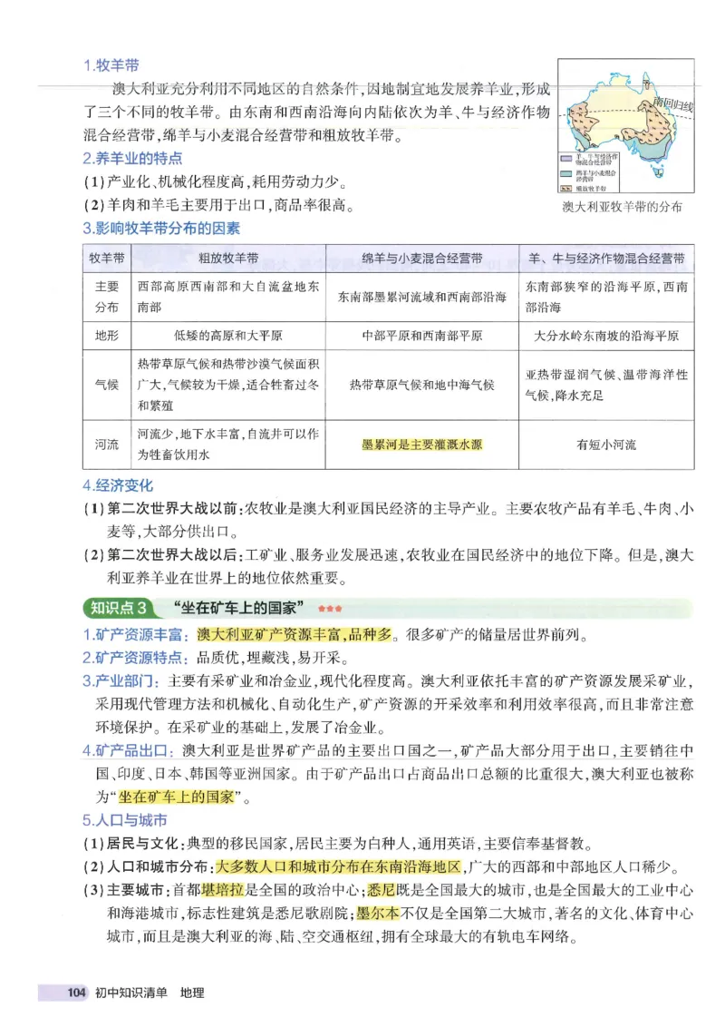 2025版《53初中知识清单》-地理_初中全科《53初中知识清单》2025版