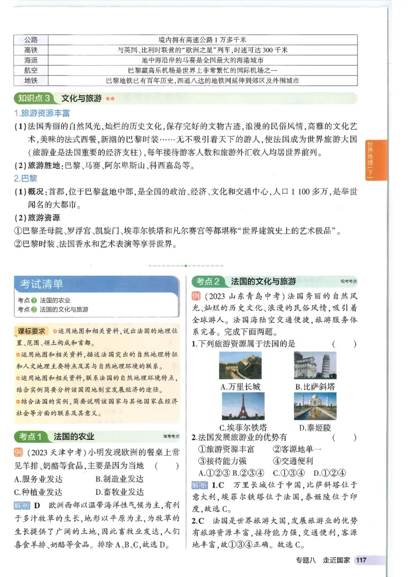 2025版《53初中知识清单》-地理_初中全科《53初中知识清单》2025版