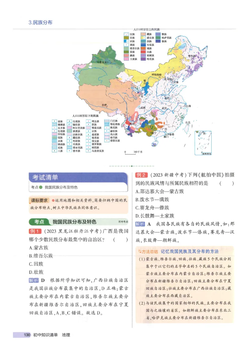 2025版《53初中知识清单》-地理_初中全科《53初中知识清单》2025版