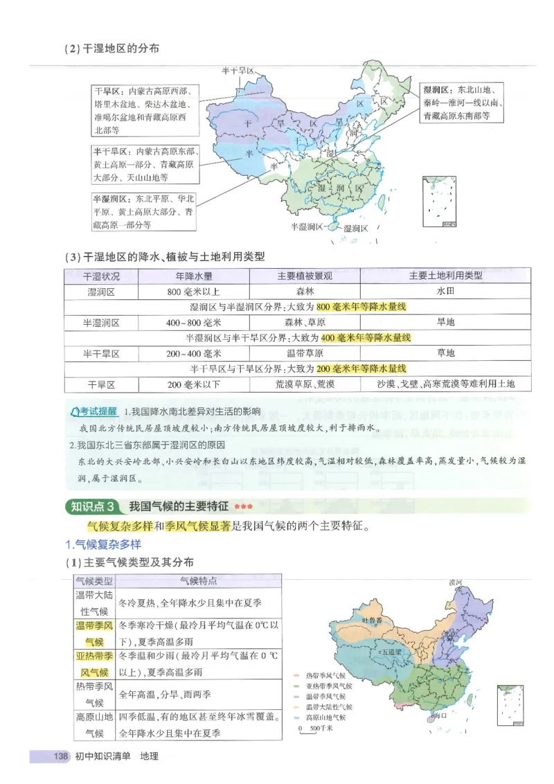 2025版《53初中知识清单》-地理_初中全科《53初中知识清单》2025版
