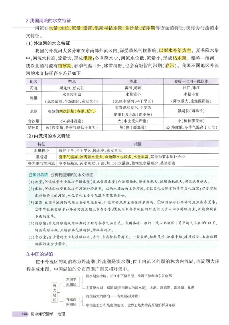 2025版《53初中知识清单》-地理_初中全科《53初中知识清单》2025版