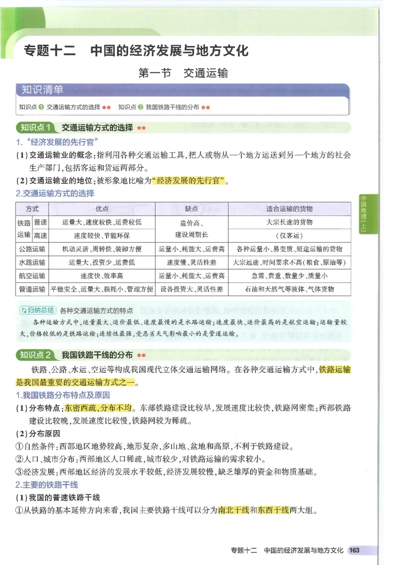 2025版《53初中知识清单》-地理_初中全科《53初中知识清单》2025版