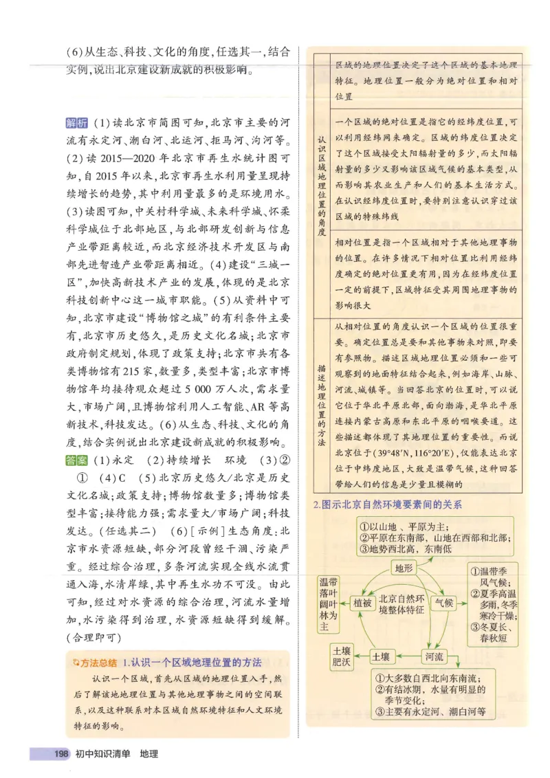 2025版《53初中知识清单》-地理_初中全科《53初中知识清单》2025版