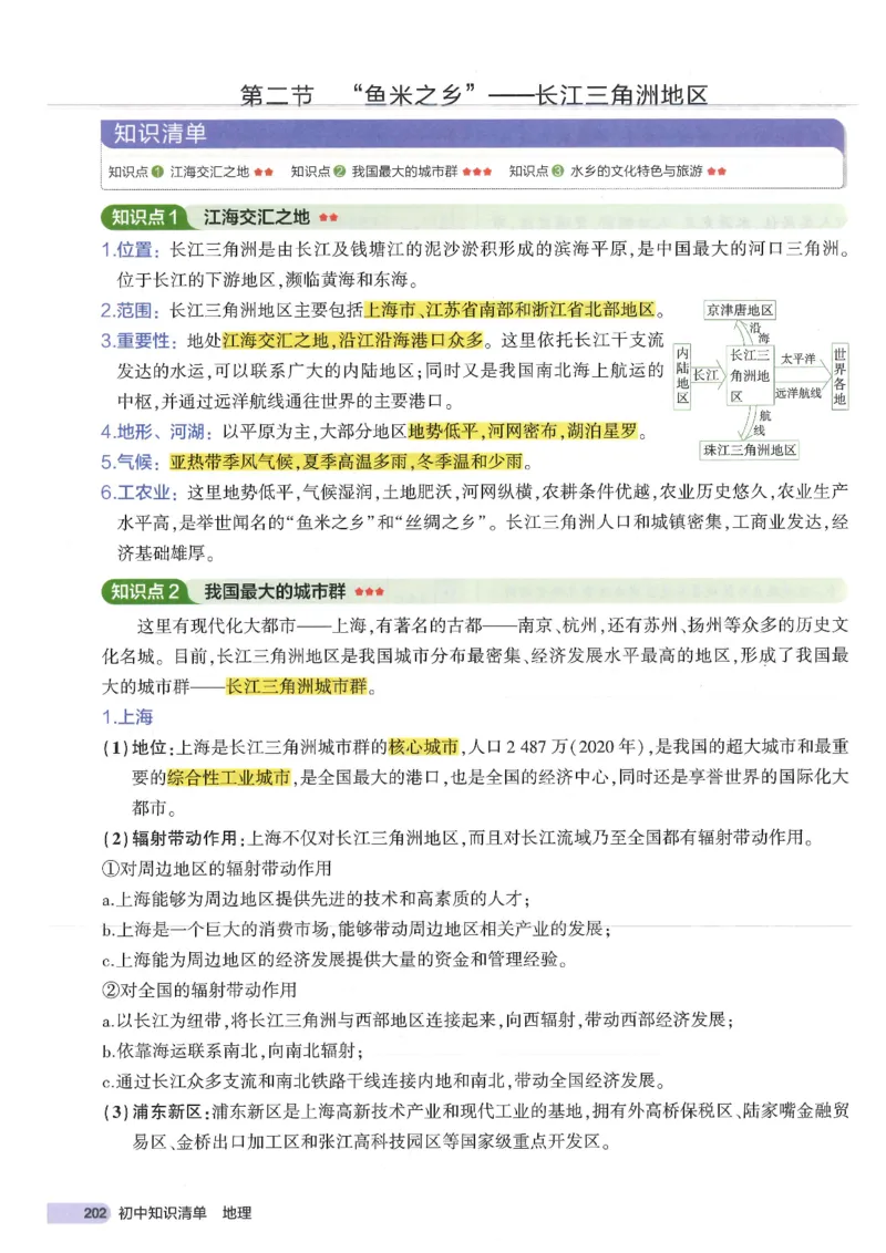 2025版《53初中知识清单》-地理_初中全科《53初中知识清单》2025版