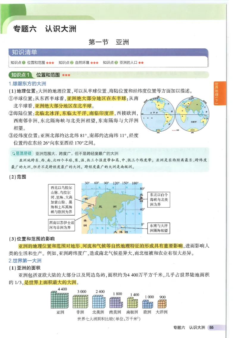 2025版《53初中知识清单》-地理_初中全科《53初中知识清单》2025版