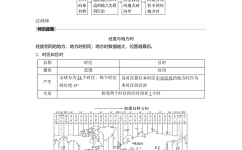 2023年高考地理一轮复习（全国版）必修1第2章第3讲课时10　时差_9.2025地理总复习_赠品通用版（老高考）复习资料_一轮复习_2023年高考地理一轮复习讲义+课件（全国版）