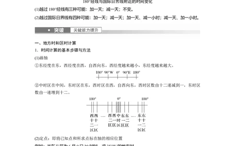 2023年高考地理一轮复习（全国版）必修1第2章第3讲课时10　时差_9.2025地理总复习_赠品通用版（老高考）复习资料_一轮复习_2023年高考地理一轮复习讲义+课件（全国版）