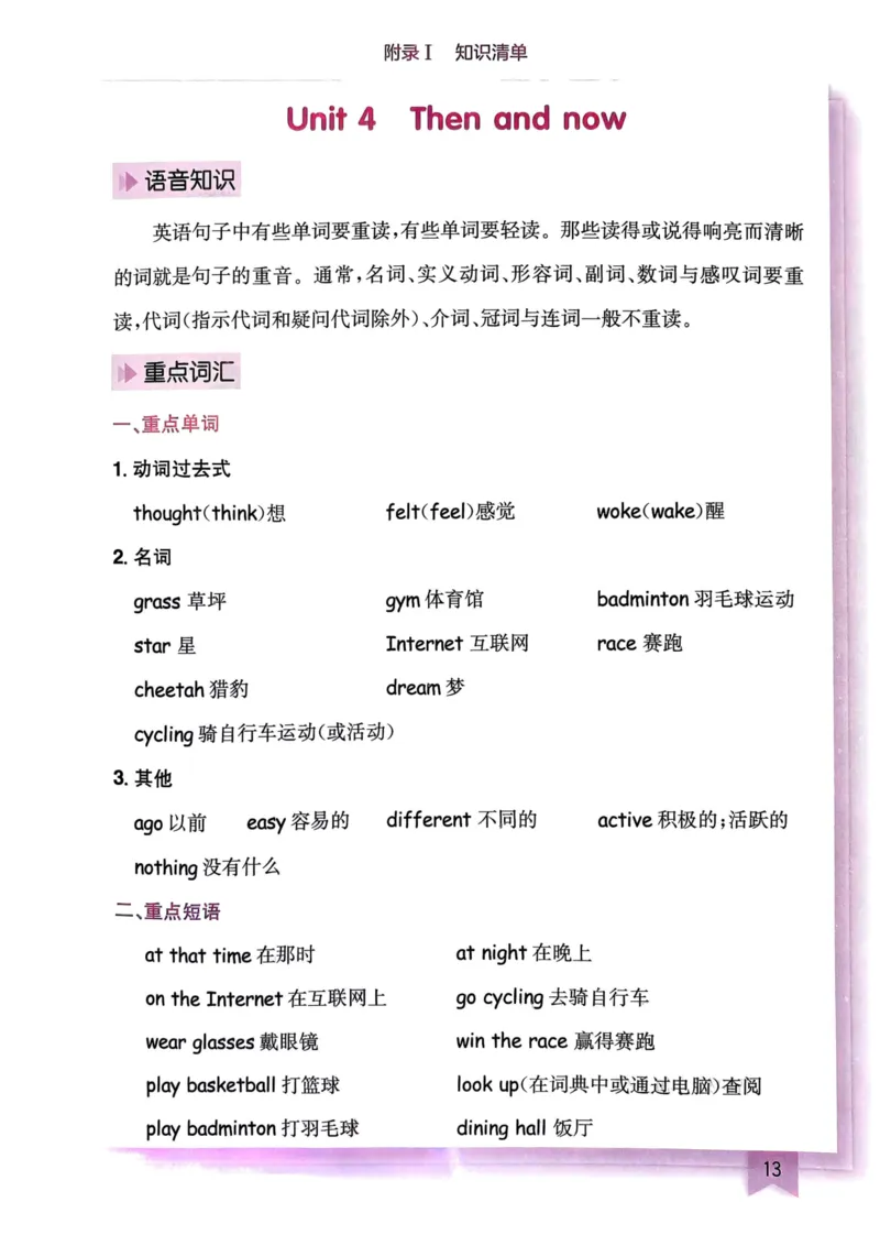 25春黄冈小状元作业本6下英语（PEP)-知识清单_26春四年级上下册人教版_四上英语合集人教版PEP英语四年级上册新教材（教学视频+课件+动画+音频+练习+教案）_17练习资料