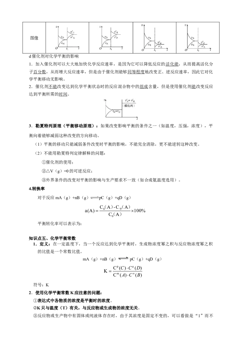 第二章总结（解析版）_高化_2025春-人教版高中化学_03新版高中化学选择性必修1_04习题试卷_同步练习+单元测试1配套A