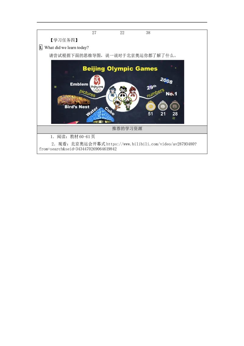 1013六年级英语(北京版)UNIT++FIVE+WHEN+DID+THE+ANCIENT+OLYMPIC+GAMES+BEGIN？(3)-3学习任务单+_26春四年级上下册人教版_17练习资料_小学英语（预习复习资料大礼包）_《小学英语》_6年级上册