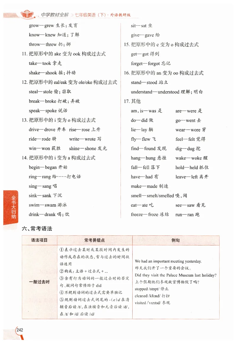 2026春教材全解外研七下_七下外研版2026英语_2026春修订版_08教材全解（全）