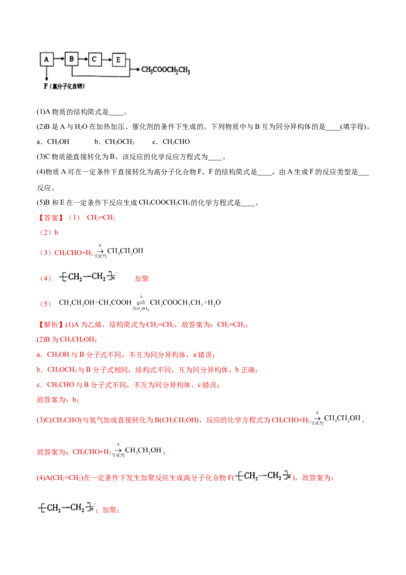 第三章章末测试（基础）（人教版2019选择性必修3）（解析版）_高化_595801221724高中化学新人教版选择性必修一二三电子版教案PPT课件高中试卷_选择性必修3册（人教版）_专项练习