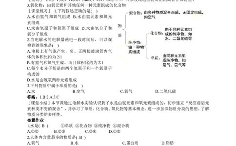 课题3水的组成_初中化学_01.人教版初中化学_01.初中化学课件PPT--教案--试题_初中化学全套_化学教案_化学：人教版九年级上册新版教案（23份）_第4单元