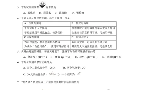 广东省2017年中考化学试题（word版，含答案）_初中化学_01.人教版初中化学_01.初中化学课件PPT--教案--试题_初中化学18年试卷_人教版九年级化学下册2018
