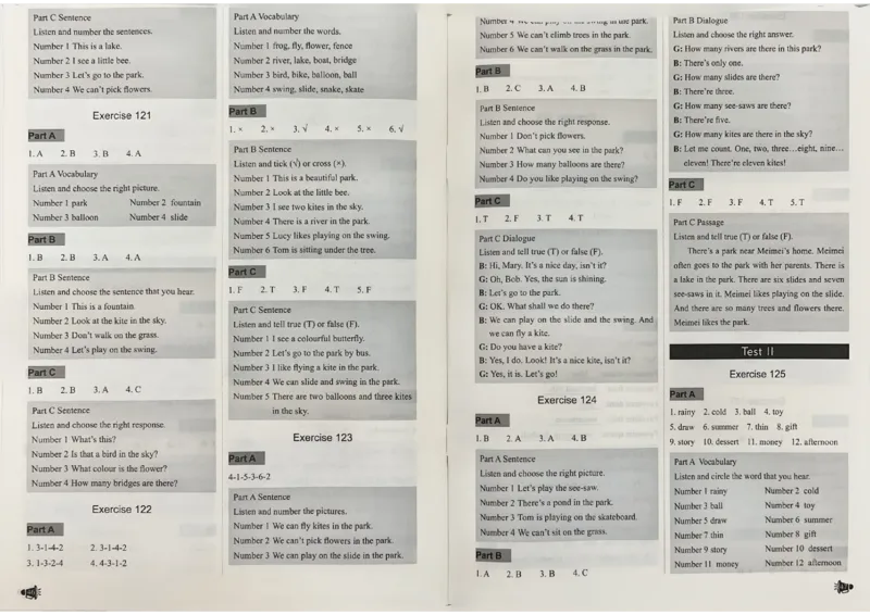 1英语~听霸答案-新_26春四年级上下册人教版_四上英语合集人教版PEP英语四年级上册新教材（教学视频+课件+动画+音频+练习+教案）_17练习资料_小学英语（预习复习资料大礼包）