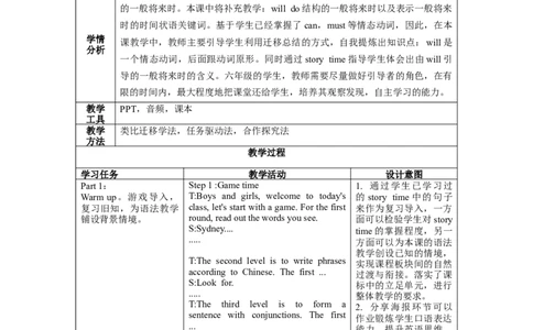 Unit6第2课时（教学设计）Grammar&Funtime-（译林版三起）_教学设计