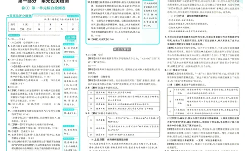 上分卷七下人教版语文答案_新人教版七下语文学习资料包_13.配套教辅练习_2025版《初中上分卷》语文7下