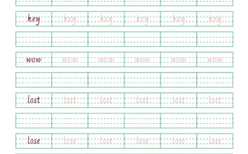 02.PEP小学英语四年级上册第二单元_26春四年级上下册人教版_四上英语合集人教版PEP英语四年级上册新教材（教学视频+课件+动画+音频+练习+教案）_17练习资料_《英语字帖》_3-6上册