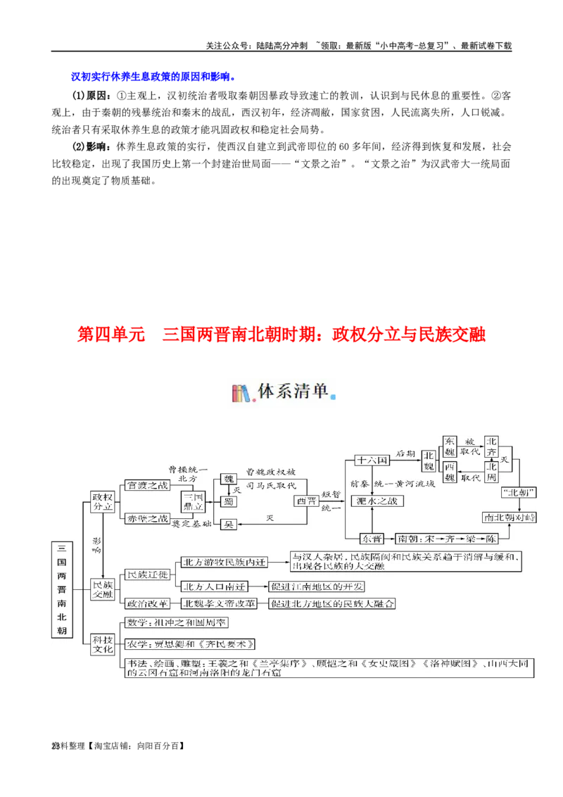 01七上历史知识清单-口袋书2024年中考历史一轮复习知识清单_02中考总复习（2026版更新中）_06-历史-中考总复习_2024年中考复习资料_一轮复习