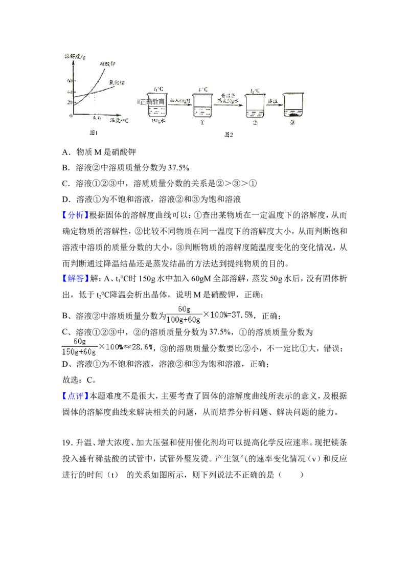 山东潍坊市2018年中考化学试题（word版含解析）_初中化学_01.人教版初中化学_06.初中化学中考真题