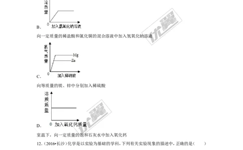 （第二辑）第10单元酸和碱_初中化学_01.人教版初中化学_01.初中化学课件PPT--教案--试题_初中化学全套(课件--教案--配套)_18年初中化学9年级上_18秋九化上(RJ)--7.复习资料_4.真题汇编