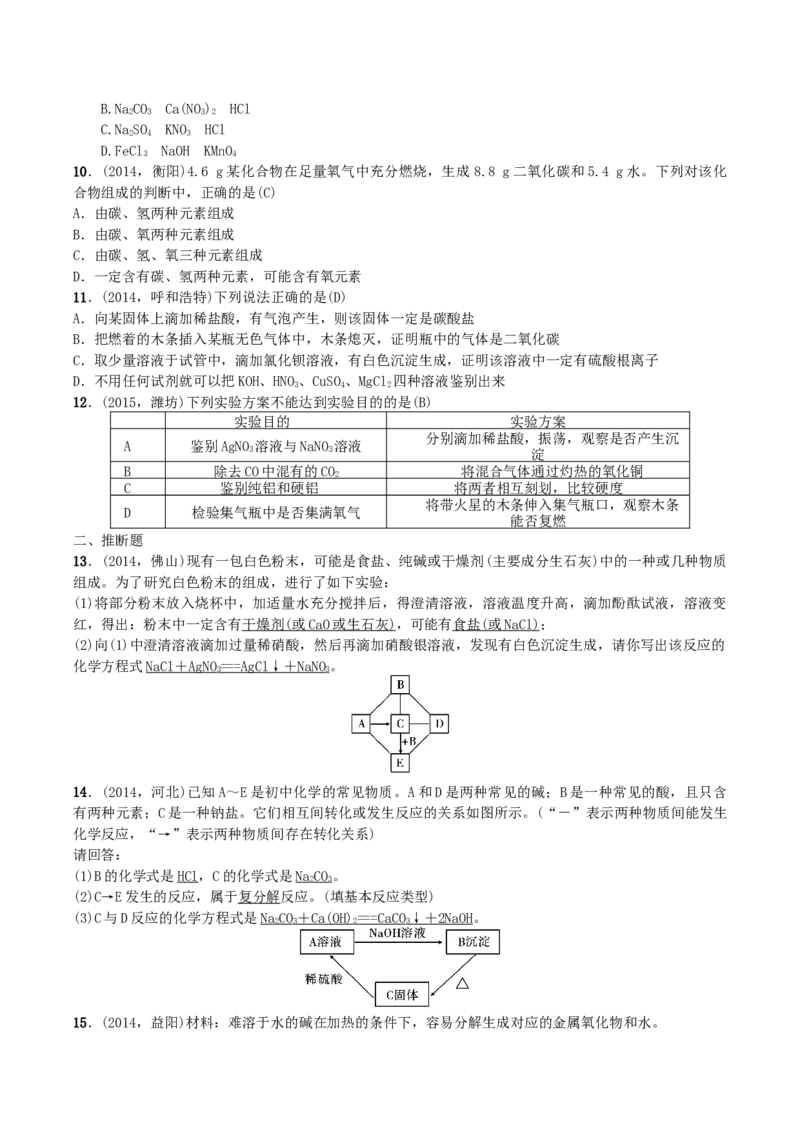 第13讲　物质的检验与鉴别_初中化学_01.人教版初中化学_10.初中化学知识点_初中最全化学知识点归纳总结