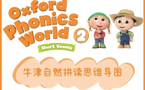 OPW2思维导图_《小学思维导图》_思维导图语数英第二套_英语_自然拼读1-5级思维导图
