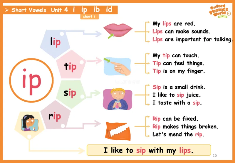 OPW2思维导图_《小学思维导图》_思维导图语数英第二套_英语_自然拼读1-5级思维导图