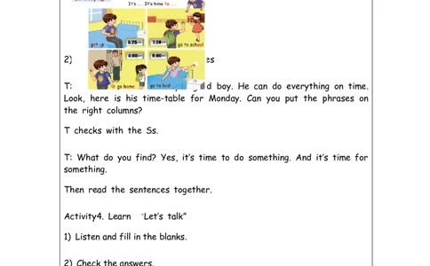 B-教学设计_26春四年级上下册人教版_四上英语合集人教版PEP英语四年级上册新教材（教学视频+课件+动画+音频+练习+教案）_19同步教案课件_人教pep3_3-6下册_《之江汇教案》_4年级下册_806