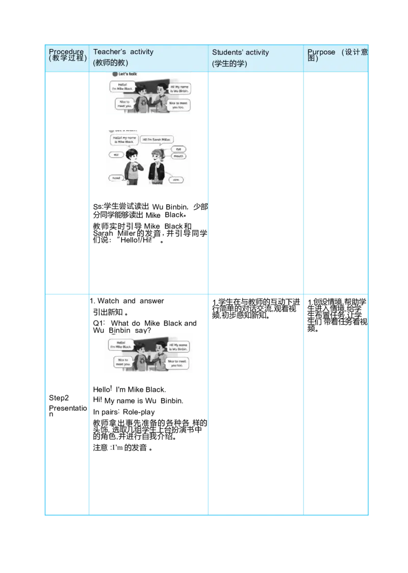 Unit1MakingfriendsPartAlet'stalk&let'slearn大单元整体教学设计_26春四年级上下册人教版_四上英语合集人教版PEP英语四年级上册新教材（教学视频+课件+动画+音频+练习+教案）_Unit1
